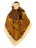 Gucci Brown Silk Foulard