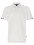 Hugo Boss White Cotton Polo Shirt