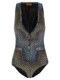 Missoni Multicolor Viscose One-Piece Swimsuit