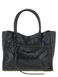 Balenciaga Black Lamb Leather Tote Bag