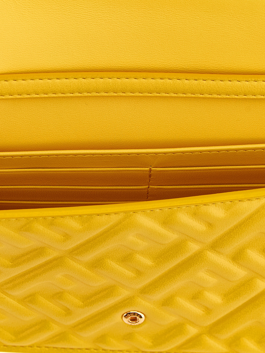 Fendi Bicolor Lamb Leather Cardholder