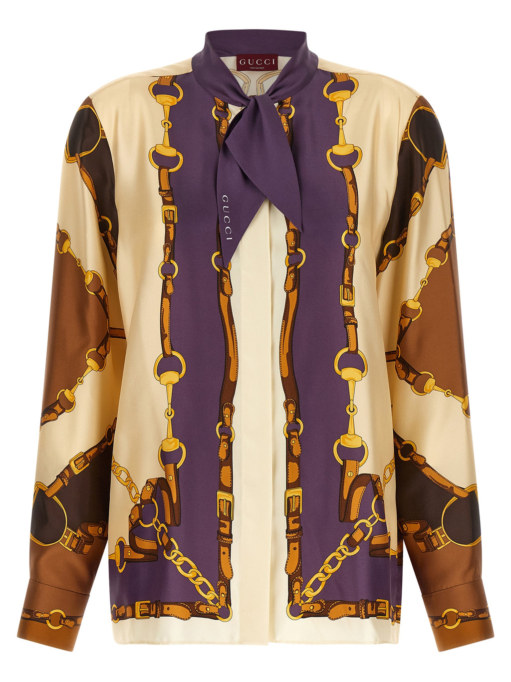 Gucci Multicolor Silk Blouse