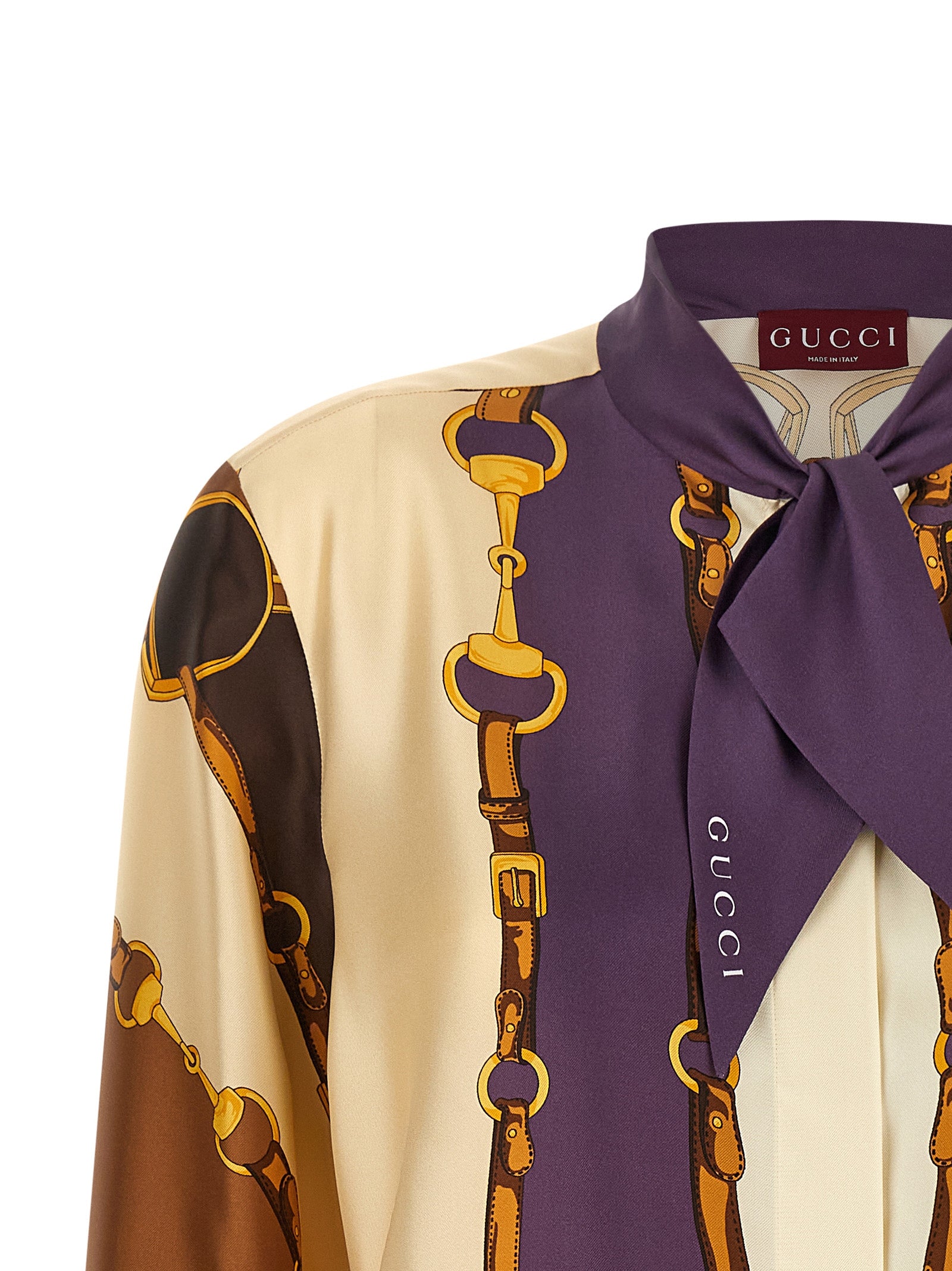 Gucci Multicolor Silk Blouse