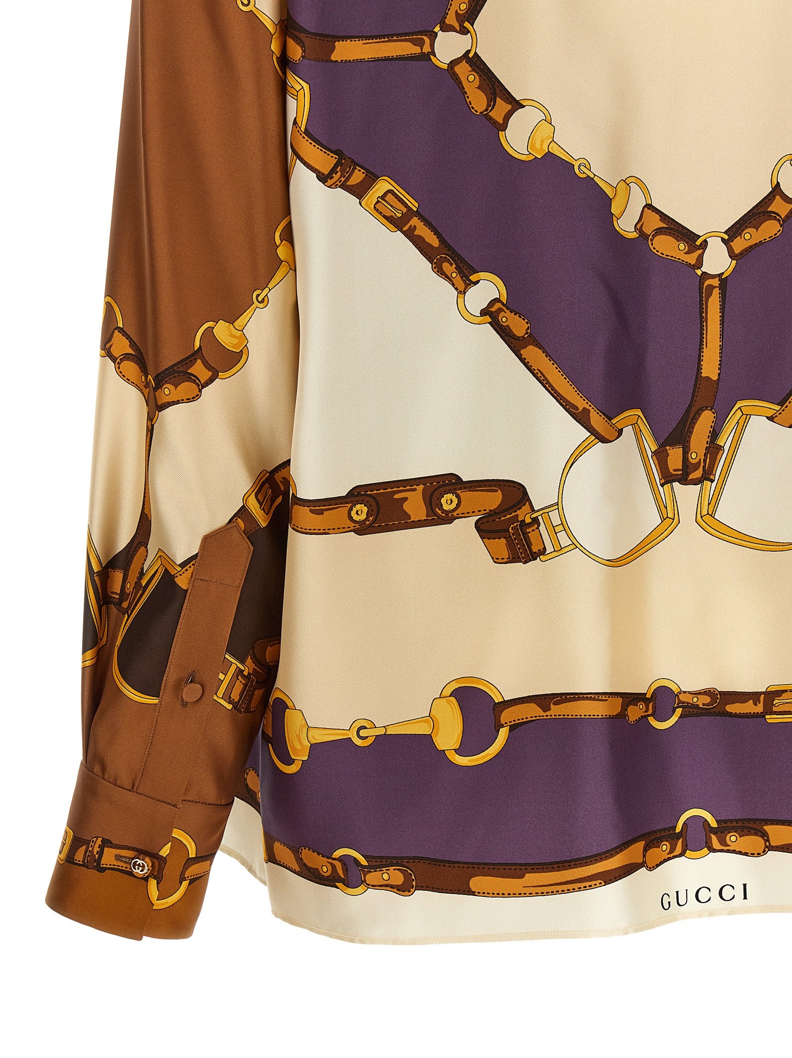 Gucci Multicolor Silk Blouse