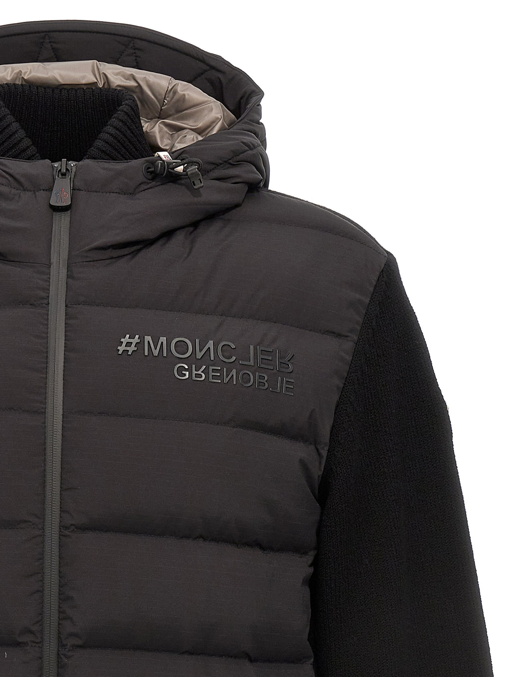 Moncler Grenoble Black Polyamide Cardigan