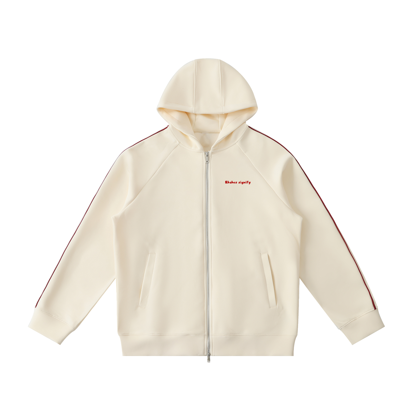 Heavyweight Raglan Sleeve Zip Hoodie