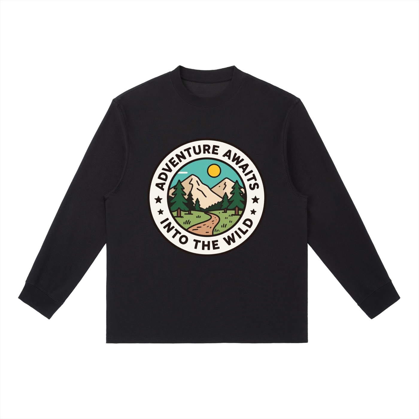 Essential Crewneck Long-Sleeve T-Shirt