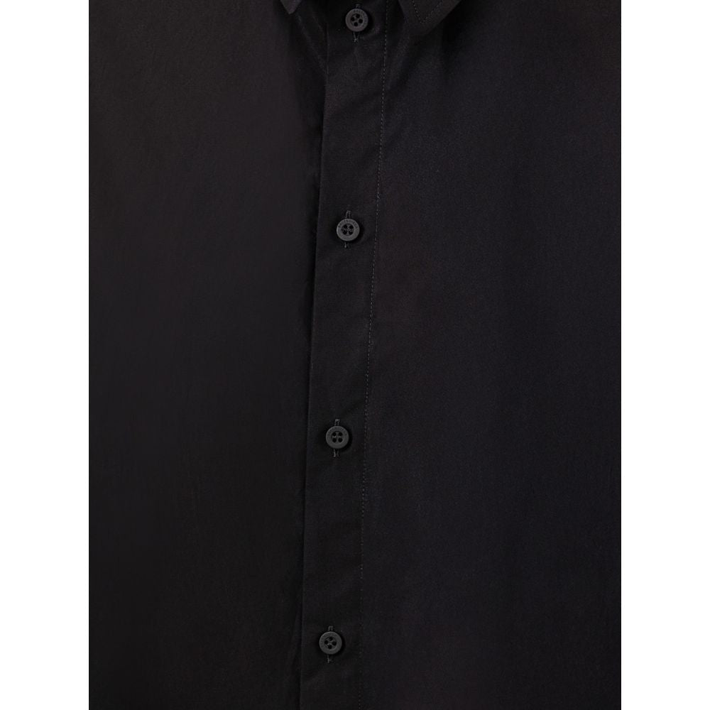 Balenciaga Black Cotton Long Dress