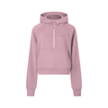 Cropped Half-Zip Hoodie