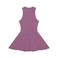 Women’s Ruched Sleeveless Full-Zip Dress