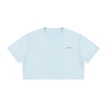Women's Mineral Wash Cotton Crop T-Shirt