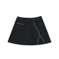 High-Waist Pocketed A-Line Skirt